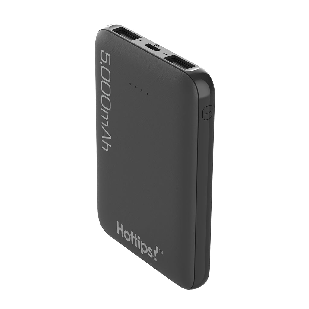 5,000mAh Fast Charge Dual USB Portable Power Bank – Hottips!